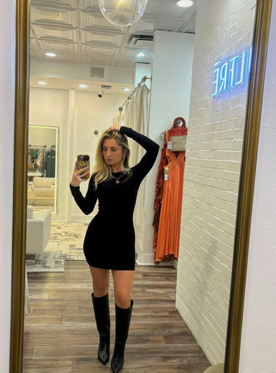 Monica Mini Dress - Black