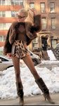 Marie Shorts - Melting Animal Print