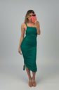 Alessia Draped Jersey Midi Dress