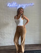 Alexa Wide Leg Corduroy