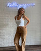Alexa Wide Leg Corduroy