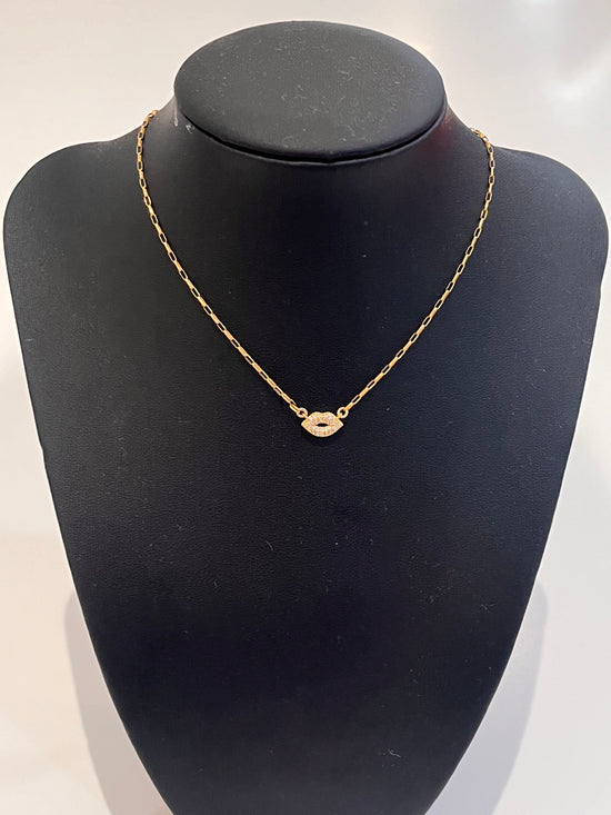 Hot Lips Necklace