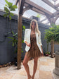 Moonlight Jersey Strapless Mini Dress
