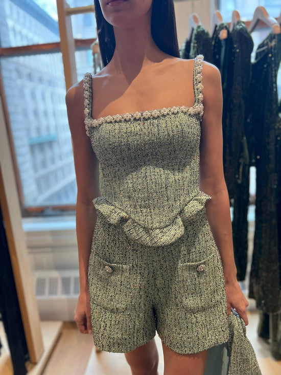 Crystal Tweed Short