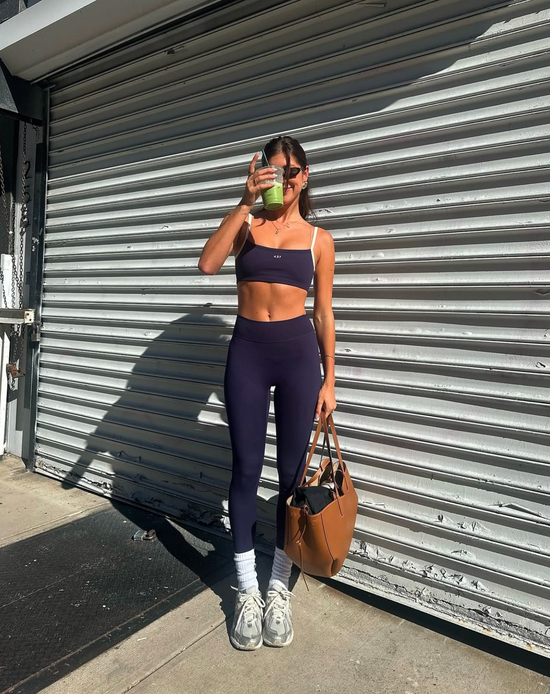 The Micro Bra - Navy Creme