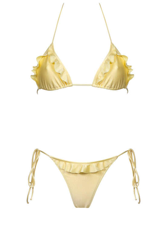 Beth + Marrisia Bikini Set - Yellow Macaron