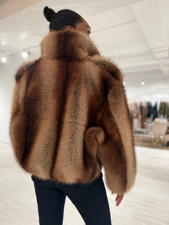 Segrid Faux Fur Bomber