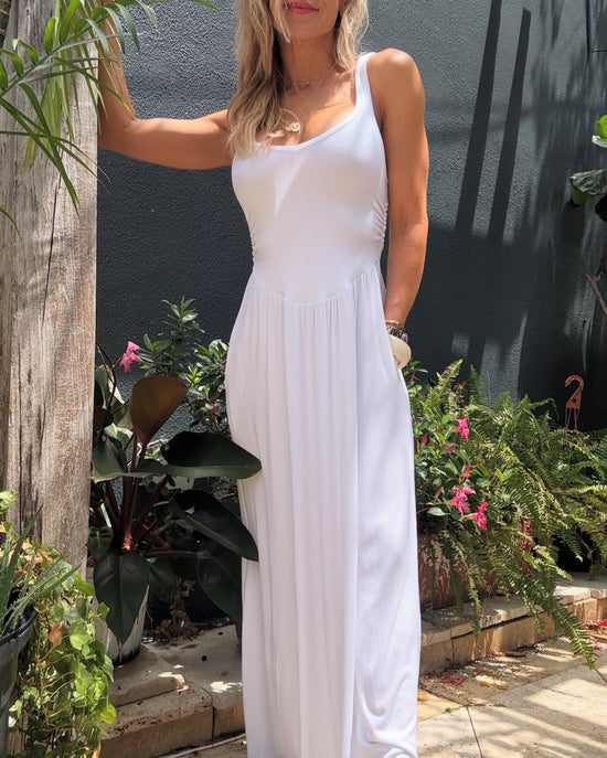Rib Double Scoop Maxi - White