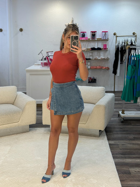 Diaz Denim Skort