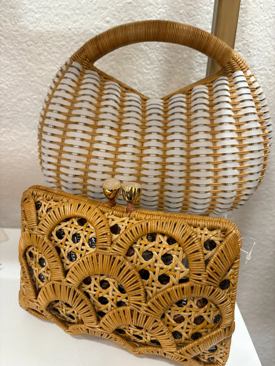 Charlotte Scales Wicker Bag