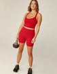 POWERBEYOND™ Intensity Racerback Cropped Tank - Retro Red