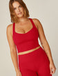 POWERBEYOND™ Intensity Racerback Cropped Tank - Retro Red