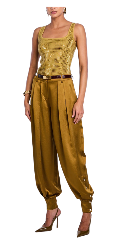 Benicia Pant in Ochre