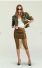 Camden Leather Jacket - Olivewood