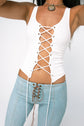 Kloe Lace Up Top