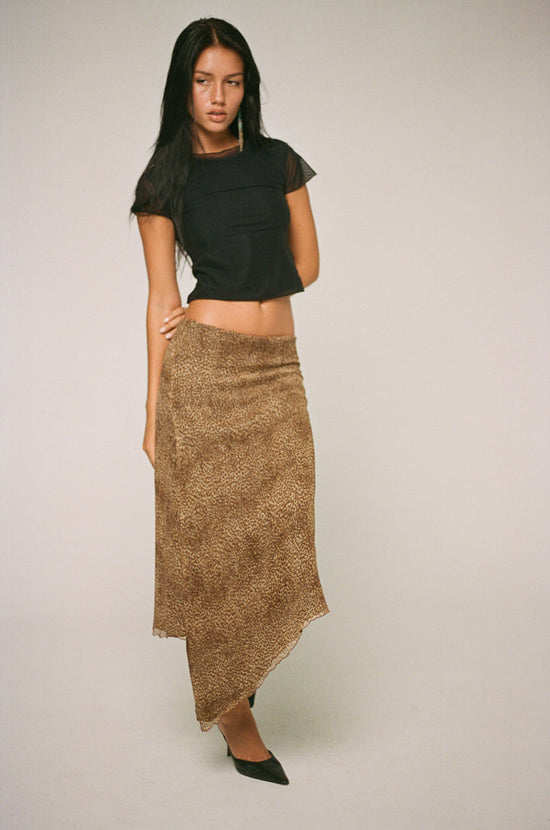 Kara Asymmetrical Midi Skirt