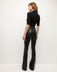 Beverly Vegan Leather Skinny-Flare Pant