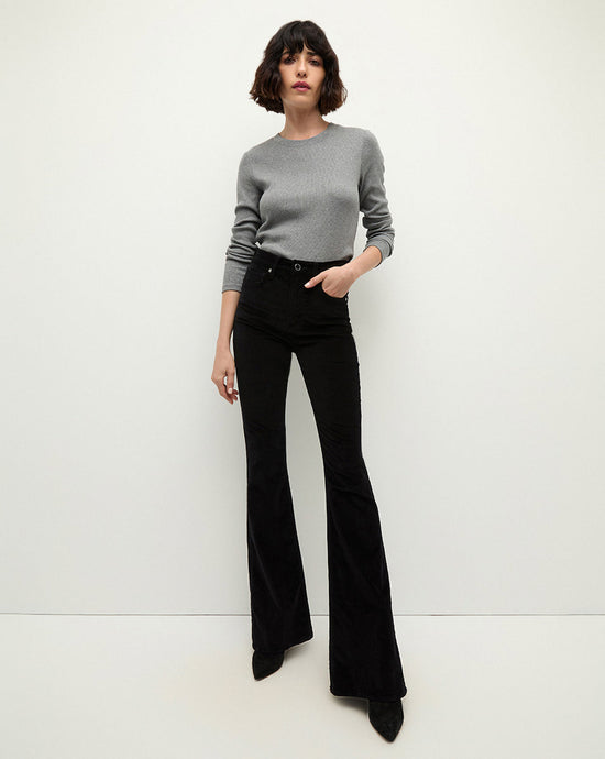 Beverly Velvet Skinny Flare Pants