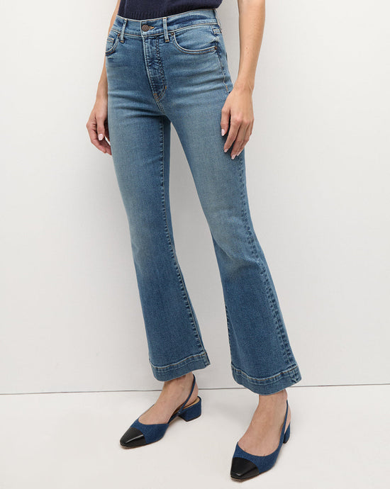 Carson High-Rise Ankle Flare Jean