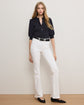 Beverly Skinny-Flare Jean - White