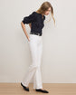 Beverly Skinny-Flare Jean - White