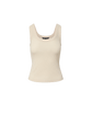 Belvedere Knit Tank Top - Ecru (PRE-SALE)