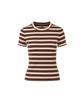 Pruitt Striped Ribbed T-Shirt