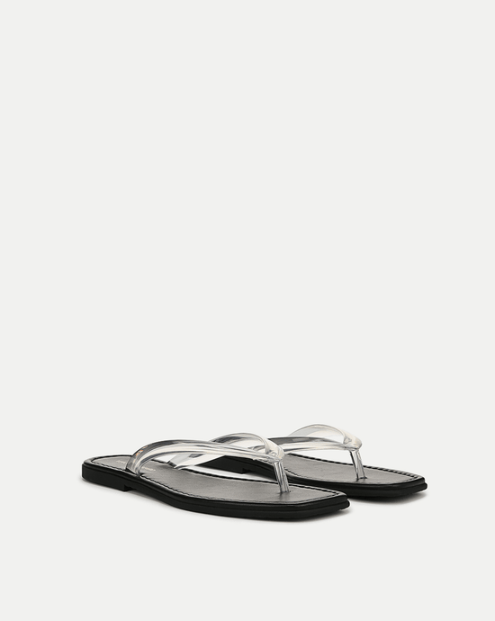 Clea Jelly Flip-Flop Sandal - Clear