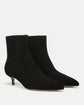 Lisa Kitten-Heel Bootie - Black