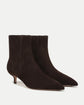 Lisa Kitten-Heel Bootie - Espresso