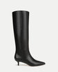Lisa Leather Tall Boot - Black