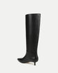 Lisa Leather Tall Boot - Black