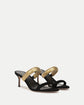 Tobin Gold Band Sandal - Black