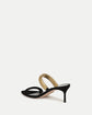 Tobin Gold Band Sandal - Black