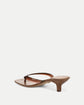 Clea Jelly Kitten-Heel Sandal - Hazelwood (PRE-SALE)