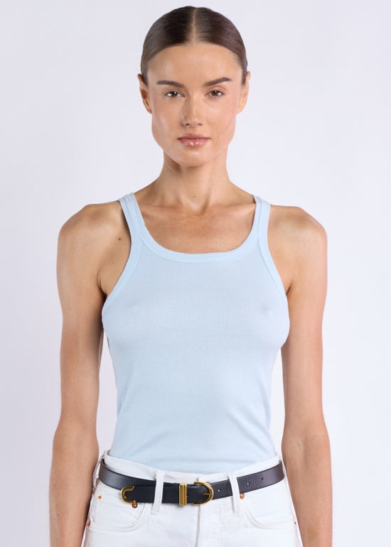 Jamie Rib Tank - Powder Blue