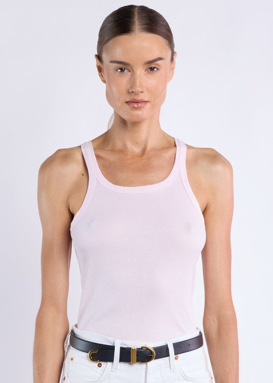 Jamie Rib Tank - Powder Pink