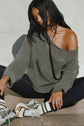 Slouchy Pullover Sweatshirt