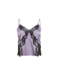 Juliet Lace Silk Cami - Lavender Smoke (PRE-SALE)