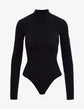 Ballet Mockneck Longsleeve Bodysuit - Black