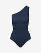 Ballet One-Shoulder Bodysuit - Navy