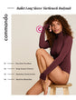 Ballet Turtleneck Bodysuit w/ Thumbholes - Raisin