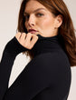 Ballet Turtleneck Bodysuit w/ Thumbholes - Black