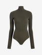 Ballet Turtleneck Bodysuit w/ Thumbholes - Hazel