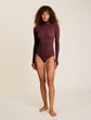 Ballet Turtleneck Bodysuit w/ Thumbholes - Raisin