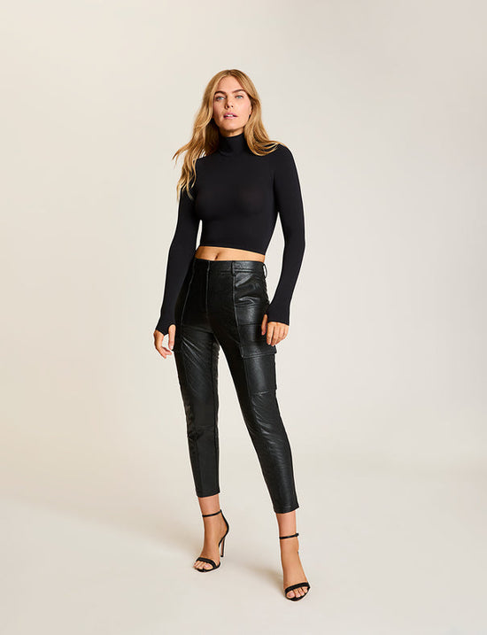 Ballet Body Turtleneck Crop Top