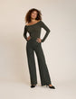 Ballet Off-Shoulder Bodysuit w/ Thumbholes - Hazel