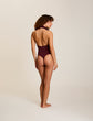 Ballet Turtleneck Halter Bodysuit - Raisin