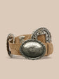 Austin Suede Concho Belt