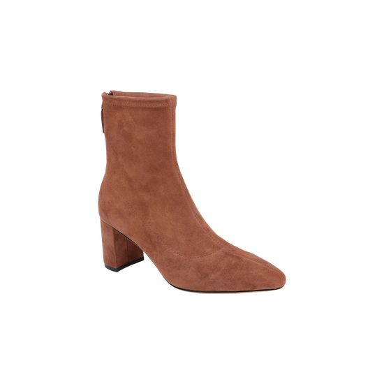 Salome Stretch Suede Boot - Buckskin Suede